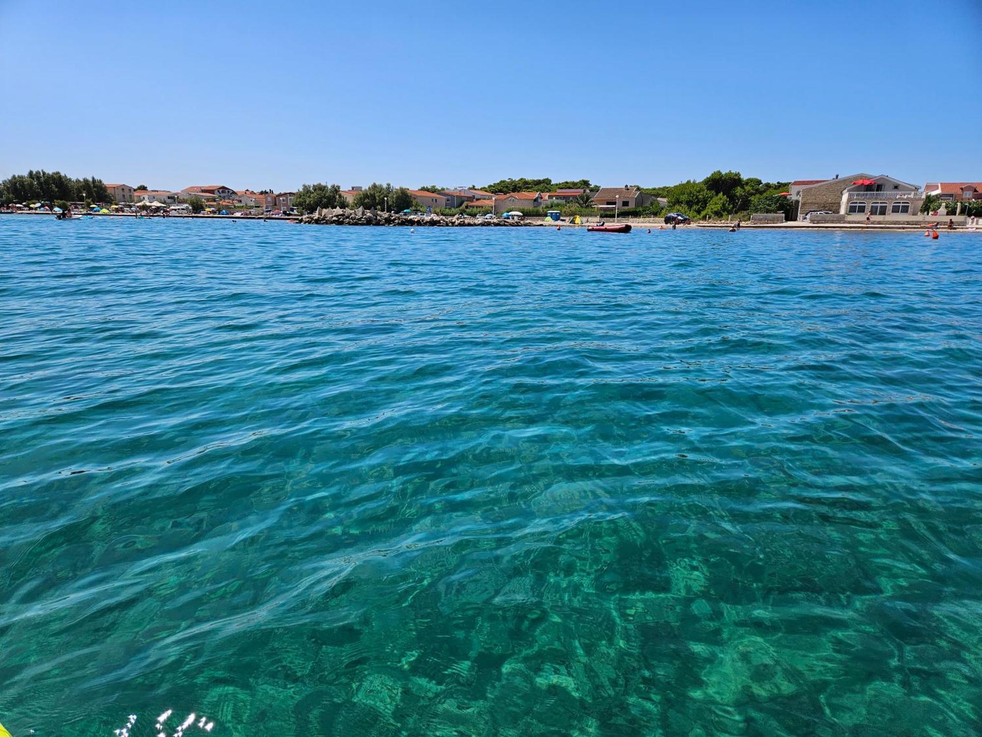 Familien Ferienhaus Vir Croatia 150M Strand Restaurant Einkaufen Екстериор снимка